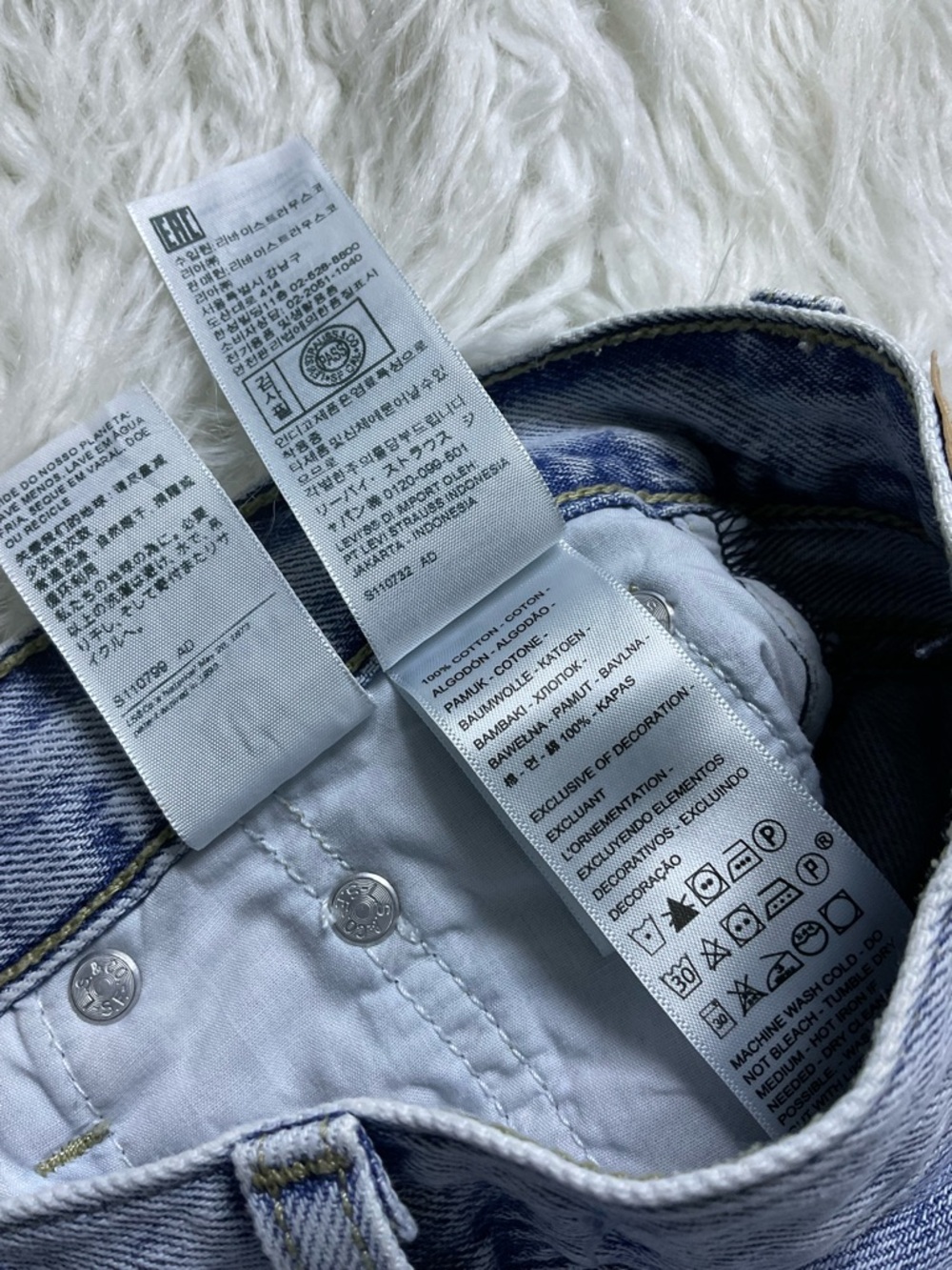 Levi’s Low Pro Straight Jean in Charlie Glow Up - Picture 4 of 7